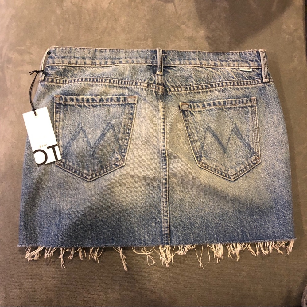 SOLD - Mother Denim Mini Skirt - Picture 4 of 4